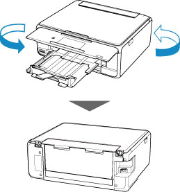 Canon Pixma Manuals Ts Series Removing Jammed Paper From Rear